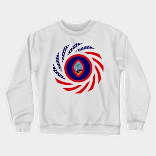 Guamanian American Multinational Patriot Flag Series Crewneck Sweatshirt